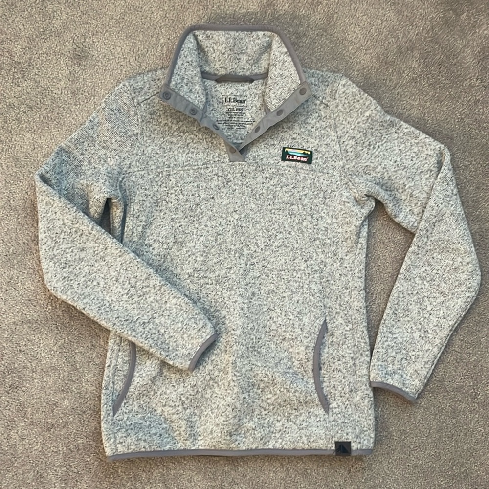 XXS LLBean sweater fleece pullover